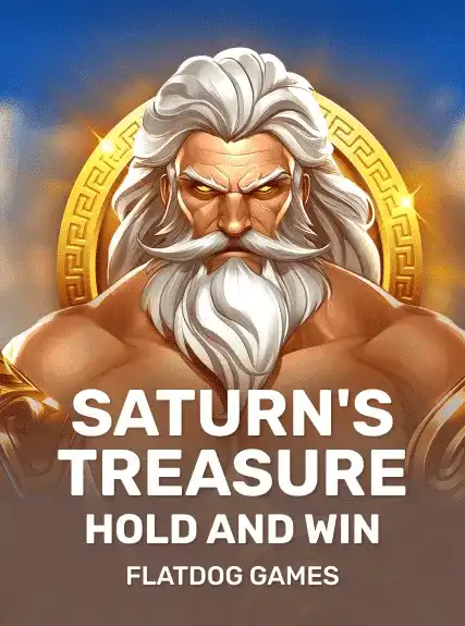 Saturn's Treasure Hold and Win game tile